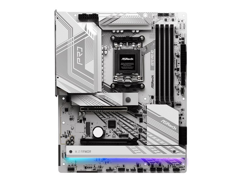 Asrock X870 PRO RS, AMD, Socket AM5, DDR5-SDRAM 256GB ATX Motherboard