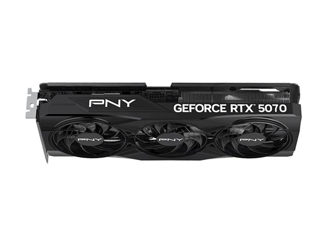 PNY GeForce RTX 5070 OC, 12 GB, GDDR7, PCI Express 5.0 x16 Graphics Card