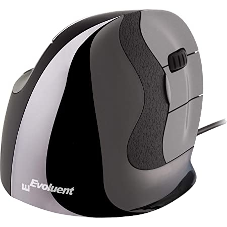 Evoluent VerticalMouse D Medium, Right-hand, Laser, USB Type-A, Mouse