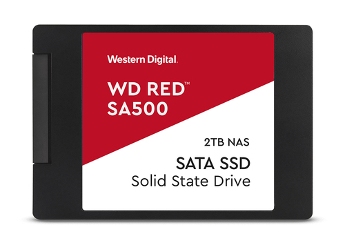 Western Digital Red SA500 2TB 2.5" SATA SSD 530MB/s 6G NAS Optimized Storage