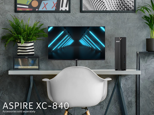 Acer Aspire XC-840 desktop photo with 8GB RAM and 256GB SSD storage