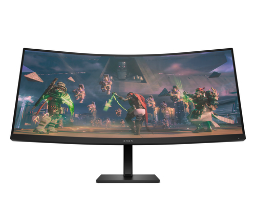 HP OMEN WQHD 165Hz Curved Gaming Monitor, (34"), 3440 x 1440 pixels, WQHD, LCD