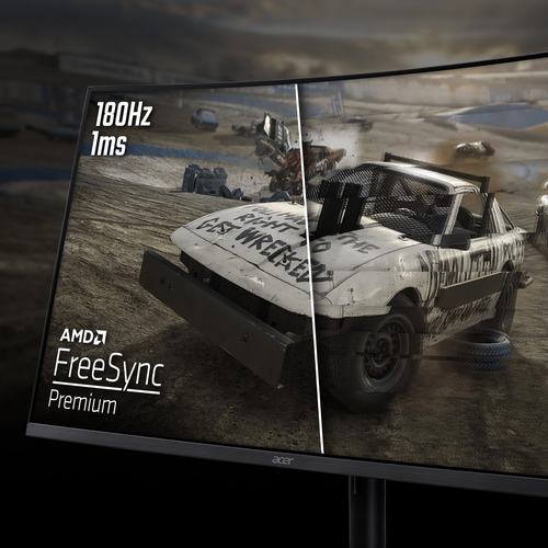 Acer Nitro XZ322QUV3 curved gaming monitor, 31.5", Quad HD, 2560 x 1440 pixels