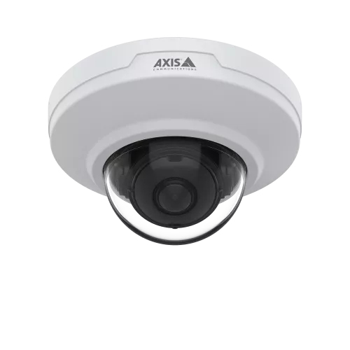 Axis 02832-001 indoor IP bullet camera mounted on white ceiling