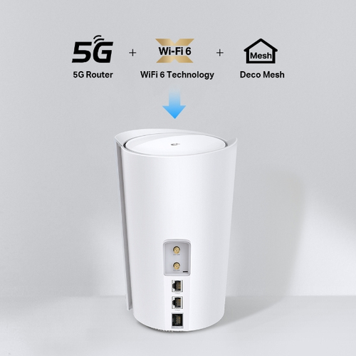 TP-Link 5G AX3000 Whole Home Mesh Dual-Band Wi-Fi 6 Router, Build-In 5G Modem