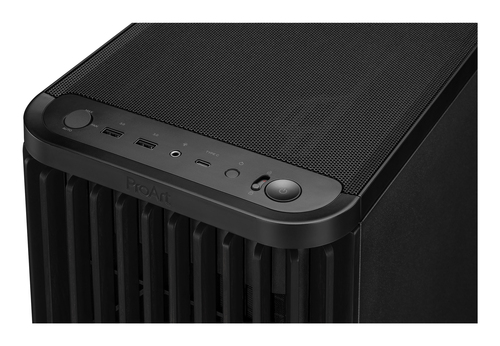 ASUS ProArt PA401 Wood METAL PWM, Black, ATX, Tower PC Case