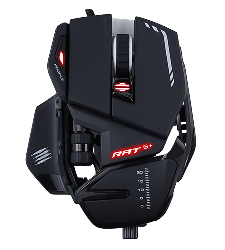 Mad Catz R.A.T. 6+ right hand optical mouse 12000 DPI photo