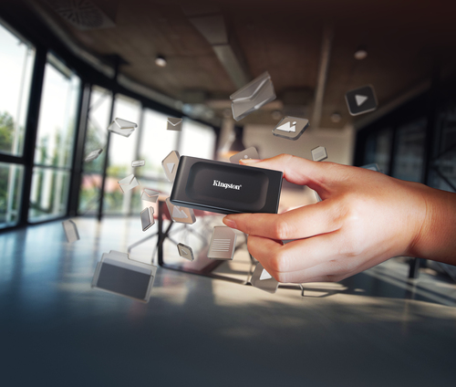 Kingston XS1000 1TB External SSD – USB 3.2 Gen 2, 1050MB/s, Portable, Black