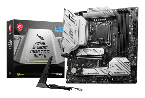 MSI MAG B760M MORTAR WIFI II Micro ATX LGA1700 Motherboard