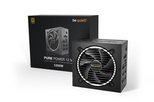 be quiet! PURE POWER 12 M, 1200W, 100 - 240 V, 50/60 Hz, 15 - 7.5A, Power Supply