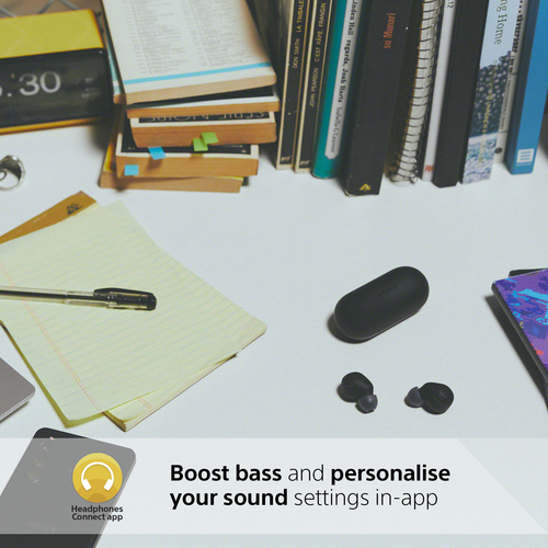 Sony WF-C700N, True Wireless Stereo (TWS), 20 - 20000 Hz, Headset/Earbuds, Black