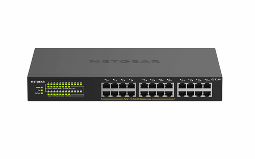 NETGEAR (GS324P-100EUS), Gigabit PoE, Unmanaged Switch