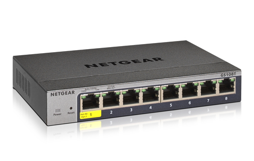 NETGEAR GS108Tv3, L2, Gigabit Ethernet Managed Switch