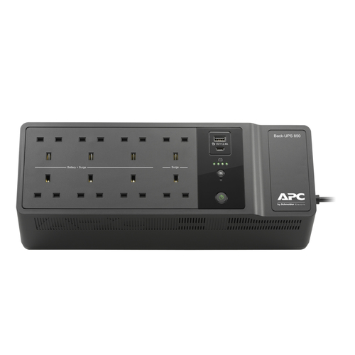APC Back UPS BE850G2 UK wall mount standby UPS for home office power backup