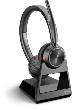 POLY 7220 Office, Wireless, 100 - 6800 Hz, Headset/Headphones, Black