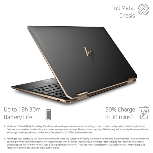 HP Spectre x360 13-aw0113na Intel® Core™ i5, 1.1 GHz 13.3" 8 GB, 256 GB