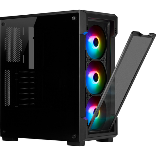 Corsair iCUE 220T RGB,  Steel, Tempered glass, Midi Tower, PC Case