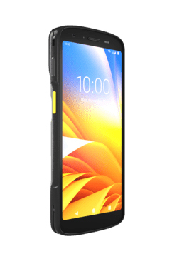 Zebra TC22 black rugged mobile computer front view, 6-inch display, 6GB/64GB