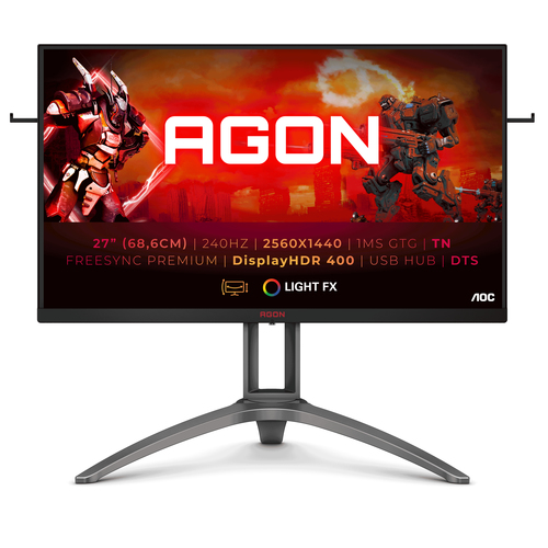 AOC AGON 3 AG273QZ, 68.6 cm (27"), 2560 x 1440 pixels, Quad HD, LED Monitor
