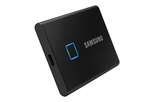 Samsung Portable SSD T7 Touch 500GB USB 3.2 Gen 2,1050 MB/s,Fingerprint Security