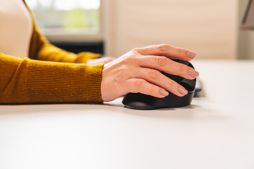 BakkerElkhuizen PRF Mouse Wireless, Right-hand, RF Wireless, 1600 DPI, Black