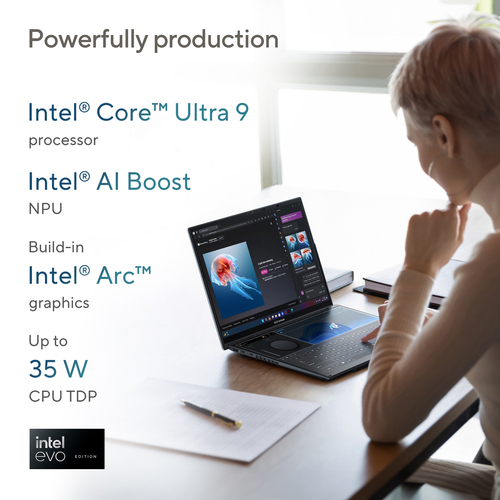 ASUS Zenbook Duo Intel Core Ultra 9, 14" 2880 x 1800 pixels 32 GB 2 TB