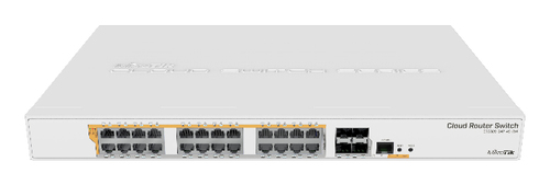 Mikrotik (CRS328-24P-4S+RM), L2/L3, Gigabit PoE Managed Switch