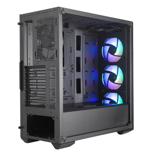 Cooler MasterBox MB520 ARGB, Plastic, Steel, Tempered glass, Midi Tower PC Case