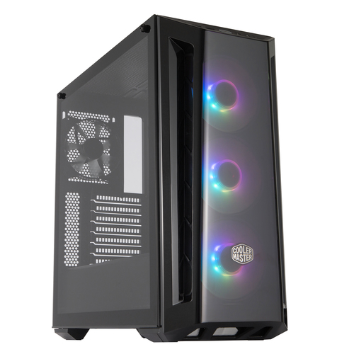 Cooler MasterBox MB520 ARGB, Plastic, Steel, Tempered glass, Midi Tower PC Case