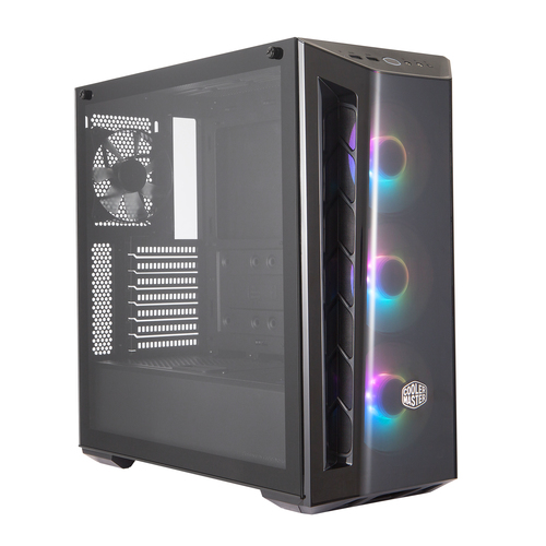 Cooler MasterBox MB520 ARGB, Plastic, Steel, Tempered glass, Midi Tower PC Case