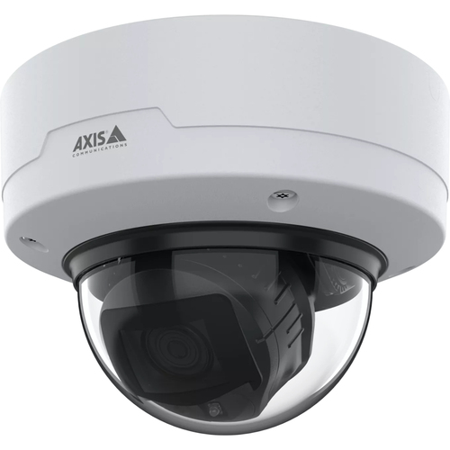 PoE-powered Axis P3277-LV dome camera with two-way audio and privacy mask