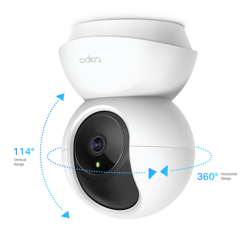 TP-Link Tapo Pan/Tilt Indoor Wi-Fi Home Security IP Camera 2.4GHz –Ceiling Mount