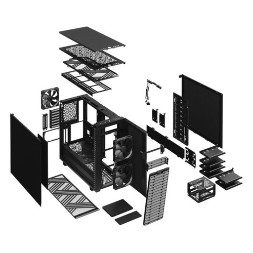Fractal Design Define 7 ATX, micro ATX, MicroITX Aluminium/Steel Midi Tower Case