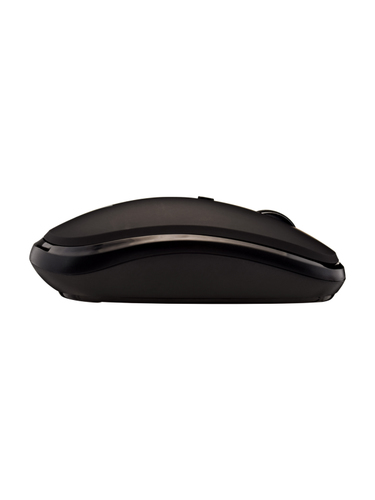 V7 MW550BT Bluetooth Silent 4-Button Mouse, Ambidextrous, 1600 DPI, Black