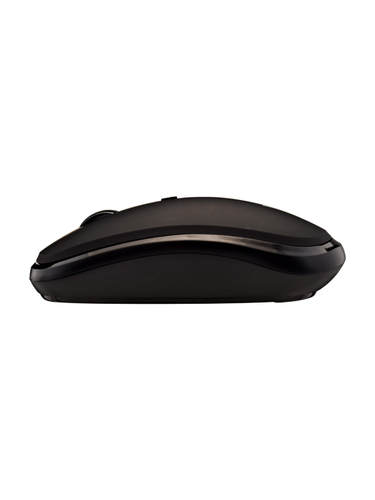 V7 MW550BT Bluetooth Silent 4-Button Mouse, Ambidextrous, 1600 DPI, Black