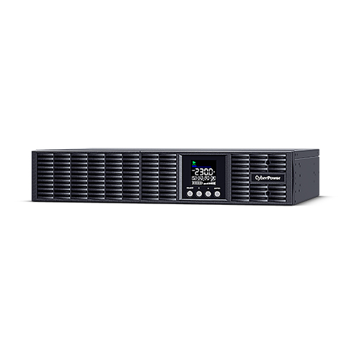 CyberPower OLS1500ERT2UA rackmount tower UPS rear panel with 8 C13 outlets