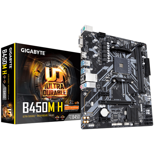 Gigabyte B450M H motherboard for budget gaming PC photo