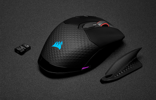 Corsair DARK CORE RGB SE, Optical, RF Wireless + Bluetooth 18000 DPI Mouse