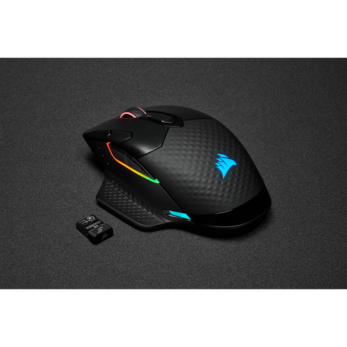 Corsair DARK CORE RGB SE, Optical, RF Wireless + Bluetooth 18000 DPI Mouse