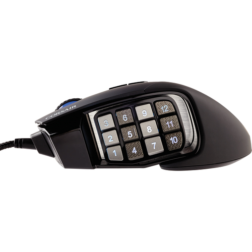 Corsair Scimitar RGB Elite, Right-hand, Optical, USB Type-A, Mouse
