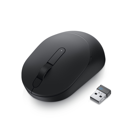 DELL Mobile Wireless Mouse, Ambidextrous, Optical, Bluetooth, 1600 DPI, Black