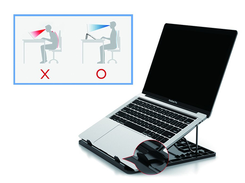 Conceptronic THANA ERGO S Laptop Cooling & Ergonomic Stand Grey 15.6" THANA03G