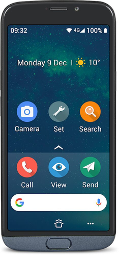 Doro 8050, 5.45", 2GB/16GB, 13MP Camera, Mobile Phone, Android 9, Blue