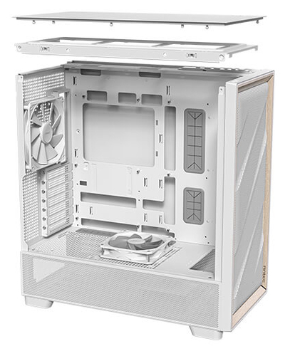 Antec FLUX, ATX, ITX, micro ATX, Plastic, Steel, Tempered glass, Midi Tower Case