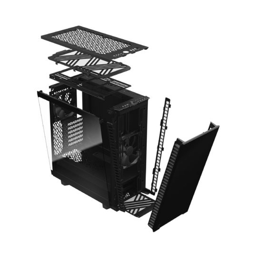 Fractal Design Define7 Compact, Aluminium, Steel, Tempered glass Midi Tower Case