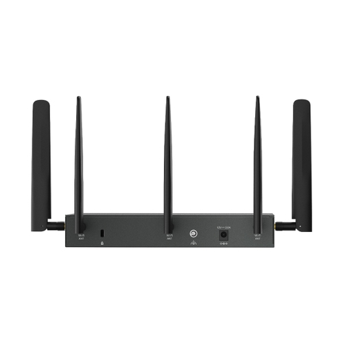 TP-Link Omada 4G+ VPN router setup with ethernet ports