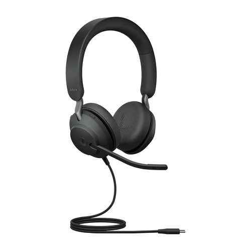 Jabra (24189-999-899) Evolve2  40 SE USB-C Stereo, Wired, 20 - 20000 Hz, Headset/Headphones, Black