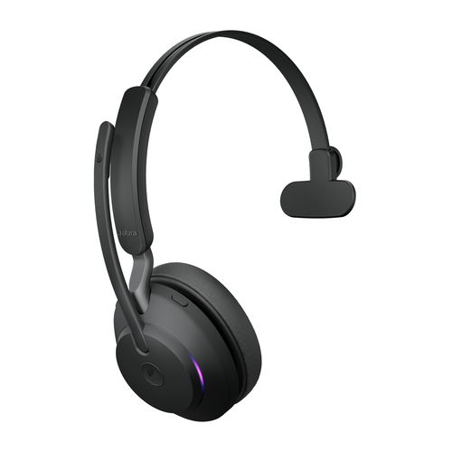 Jabra Evolve2 65 USB-C Mono, Wireless, 20 - 20000 Hz, Headset/Headphone, Black