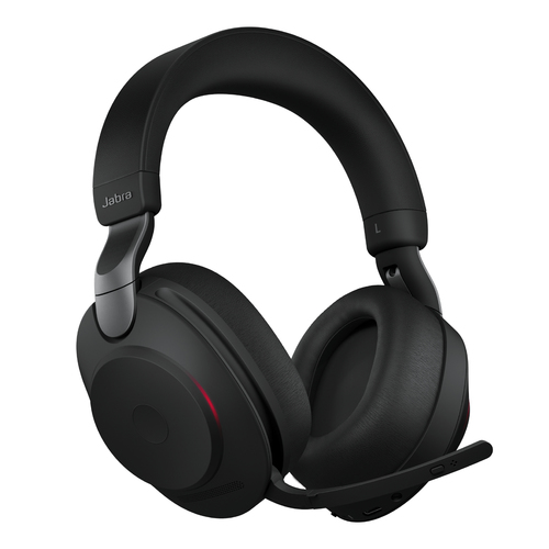 Jabra Evolve2 (28599-989-889) 85 UC Stereo, Wired & Wireless, Headset/Headphones, Black
