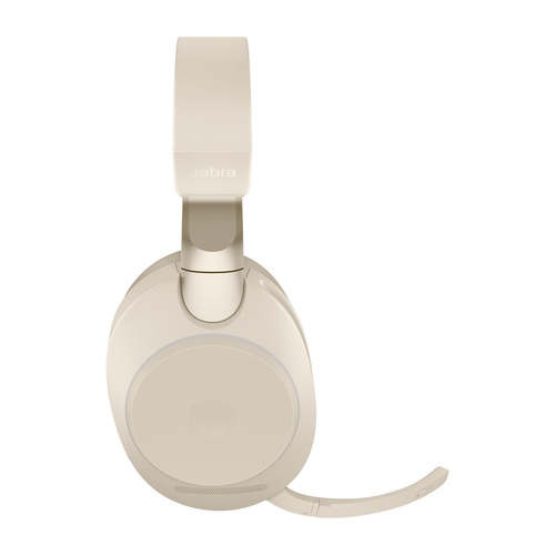 Jabra Evolve2 85 Link380a UC Stereo, Wired & Wireless, Headset/Headphone, Beige